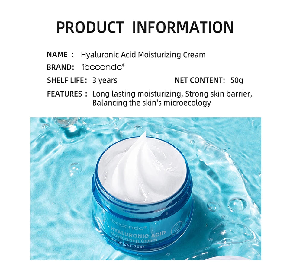 Crème Gel à l'acide hyaluronique, hydratante pour le visage, pour hydrate et lisse, peau Extra sèche, nourrissante, améliore la sécheresse, Lotion pour le visage